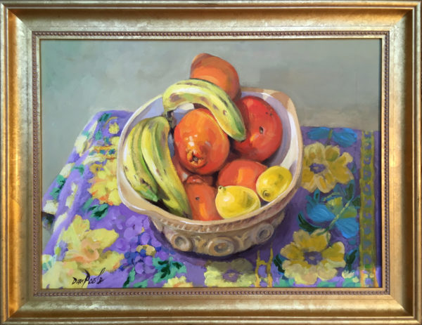 Bowl of Fruit with Honeybells 28.5×22.5 $5,000