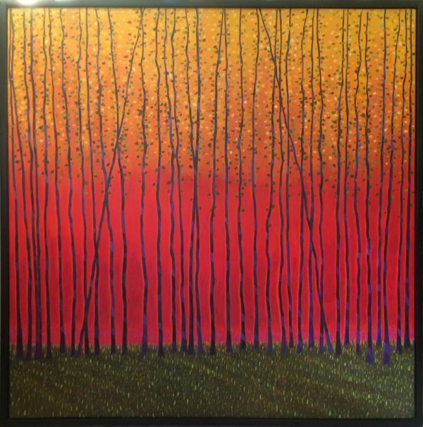 Controlled Burn 2015 48×48 $4,800