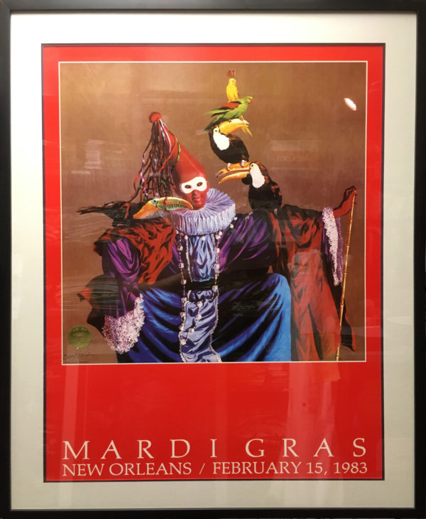 Mardi Gras Red 1983 30.5×38 $850