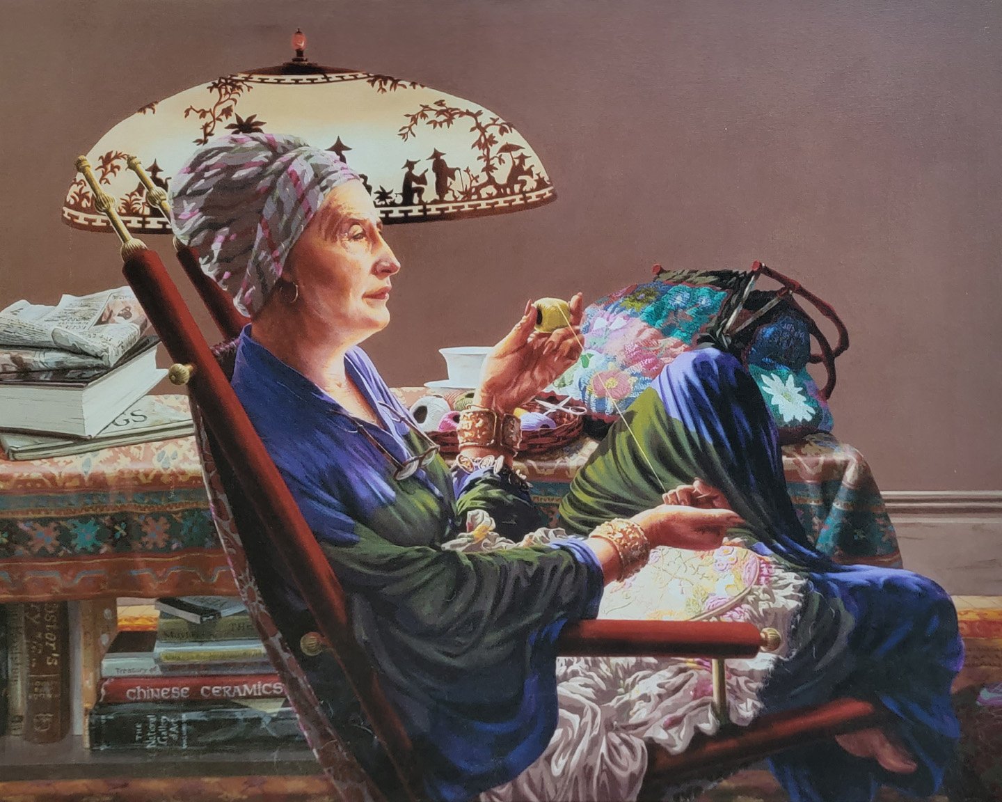 Woman Unwinding Thread – H. Allen Holmes, Inc.