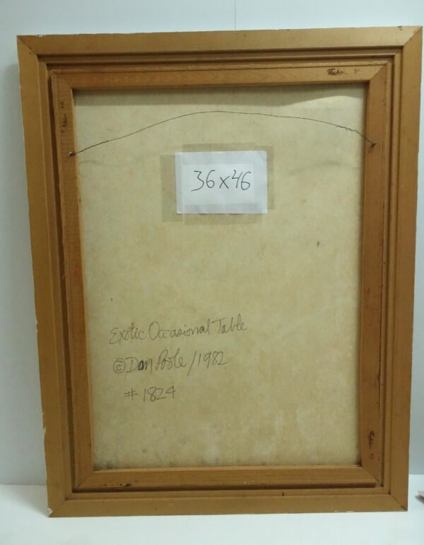 Exotic Occasional Table Back